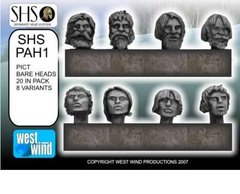 Age of Arthur - Pict Bare Heads - West Wind Miniatures WWP-SHS-PAH1