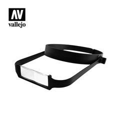 Налобна лупа з 4-ма змінними лінзами 1.6x, 2.0x, 2.5x, 3.5x (Vallejo T14001 Lightweight Headband Magnifier with 4 Lenses)