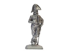 54мм Командир легкой кавалерии, Франция, 1812 год, коллекционная оловянная миниатюра