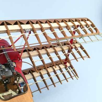1/16 Fokker Dr.I винищувач "Червоного Барона" Манфреда фон Ріхтгофена (Artesania Latina 20350), збірна дерев'яно-металева модель