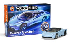 Автомобиль McLaren Speedtail, LEGO-серия Quick Build (Airfix J6052), простая сборная модель для детей