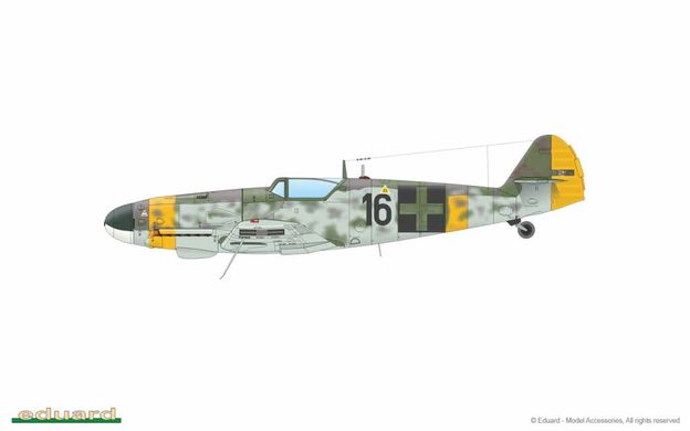 1/48 Messerschmitt Bf-109G-10 WNF/Diana германский истребитель, серия Weekend Edition (Eduard 84182), сборная модель
