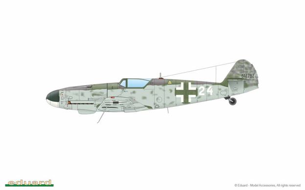 1/48 Messerschmitt Bf-109G-10 WNF/Diana германский истребитель, серия Weekend Edition (Eduard 84182), сборная модель