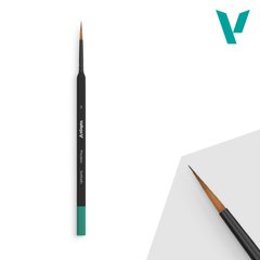 Пензлик круглий №3 з трикутною ручкою, синтетика (Vallejo Round Brush B03003)