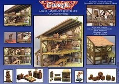 Fenryll Miniatures - Atmospheric set: In the heart of the village - FNRL-ABS02