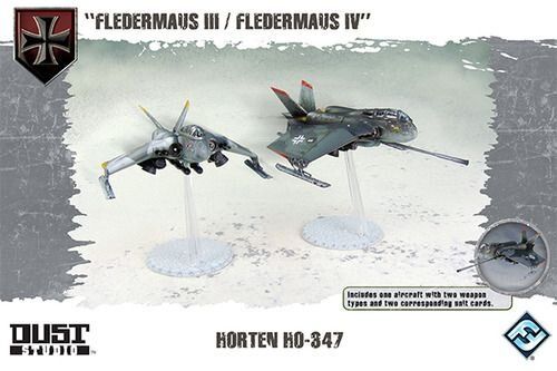 Horten Ho-347 "Fledermaus III / Fledermaus IV", 1 літак 2 зброї, під масштаб 40 мм (Dust Tactics DT-063), пластик