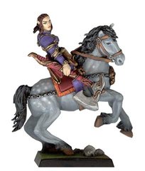Fenryll Miniatures - Mounted Female Dark Elf - FNRL-CA20