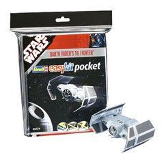 1/58 Star Wars Darth Vaider's TIE Fighter, серия Easy Kit сборка без клея, цветной пластик (Revell 06724), сборная модель