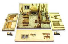 Fenryll Miniatures - Medieval Inn (walls + accessories) - FNRL-ABG00
