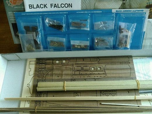 1/100 Бригантина Black Falcon (Mantua Model 768) сборная деревянная модель