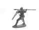 54мм Древнерусский воин с копьем, коллекционная оловянная миниатюра