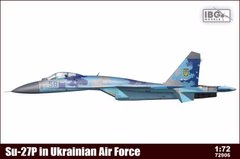 1/72 Винищувач Су-27П/ПМ1 Повітряних Сил України, з декалями від Foxbot (IBG Models 72906), збірна модель