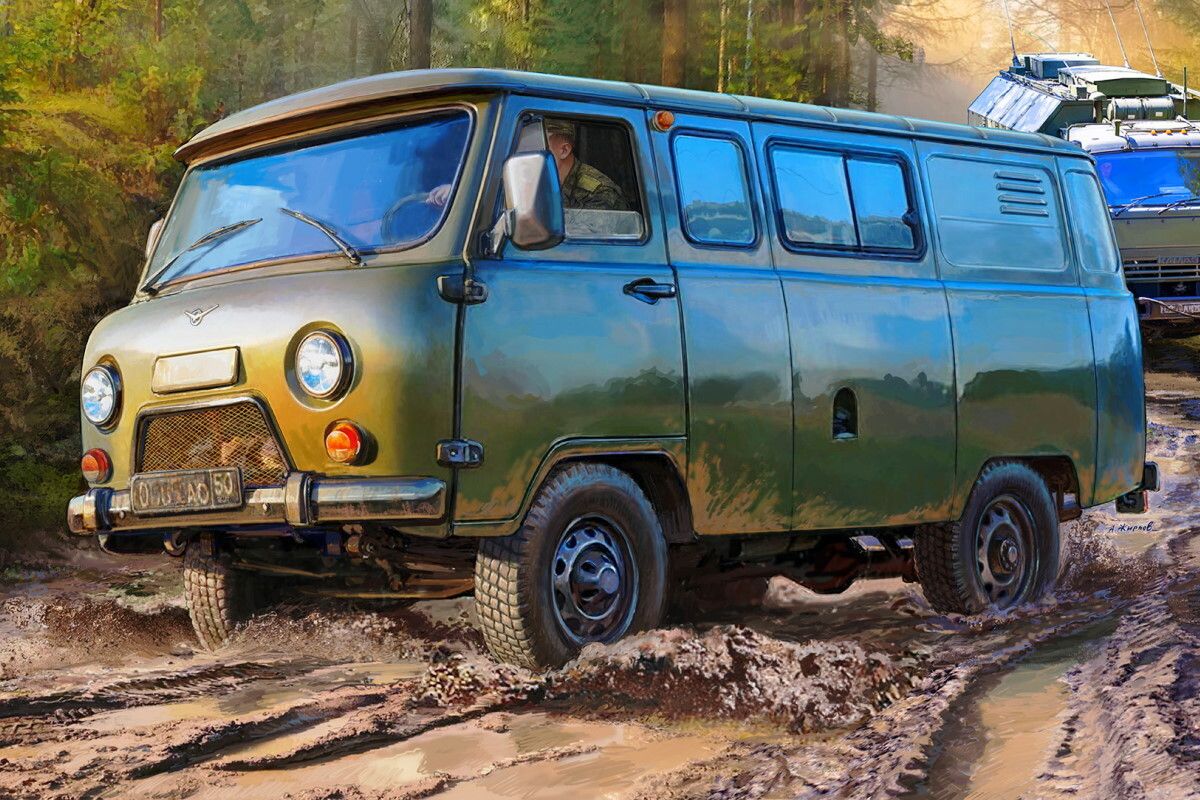 Zvezda 3644 UAZ-3909. Звезда 3644 УАЗ-3909 Буханка