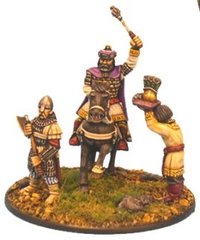 Gripping Beast Miniatures - Byzantine Emperor and Attendants – 1 mounted, 2 foot - GRB-VIG7