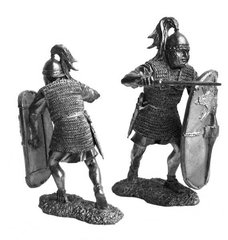 54 мм Римский принцип, 3-2 века до н. э., оловянная миниатюра (Солдатики Публия PTS-5202)