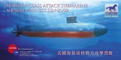 USS SSN Seawolf Submarine 1:350