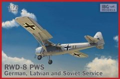 1/72 RWD-8 PWS германских, латвийских, советских ВВС (IBG Models 72503) сборная модель
