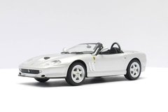 1:43 Ferrari 550 Barchetta (Silver) коллекционная модель автомобиля (Hot Wheels R2402) металл + пластик