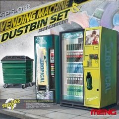 1/35 Vending Machine and Dustbin Set (Meng Model SPS-018) сборная модель