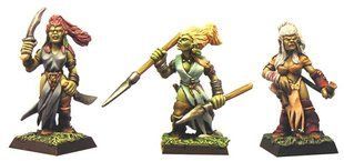 Fenryll Miniatures - Female half orcs - FNRL-FM128