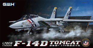 1/72 Літак F-14D Tomcat ескадрилії VF-2 Bounty Hunters (Great Wall Hobby L-7203), збірна модель
