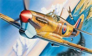 1/72 Spitfire Mk.Vb британский истребитель (Italeri 001) сборная модель