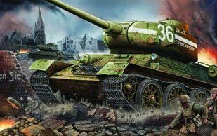 1/16 Т-34/85 мод. 1944 года, производство завода №183 (Trumpeter 00902) сборная модель