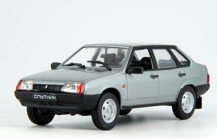 1/43 Автомобіль ВАЗ-21099 Спутнік, серія "Автолегенды СССР" №54 + журнал (DeAgostini)