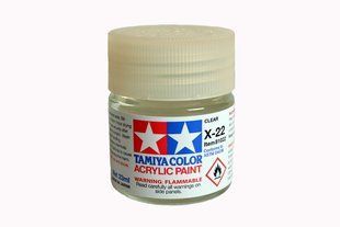 Лак глянсовий акриловий, 23 мл (Tamiya X-22 Clear Gloss Acrylic)