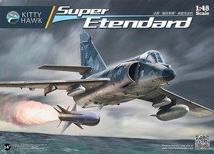 1/48 Dassault-Breguet Super Etendard французский самолет (Kitty Hawk 80138) сборная модель