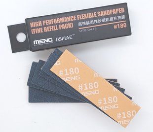 Гнучкий наждачний спонж #180 Grit, 6 штук (DSPIAE/Meng MTS-041a High Performance Flexible Sandpaper)