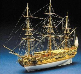 1/47 Яхта Royal Caroline 1749 (Mantua Model Panart 750) сборная деревянная модель