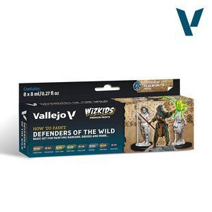 Набір фарб "Wizkids: Defenders of the Wild", 8 фарб по 8 мл, акрилові (Vallejo 80255 Paint Set)