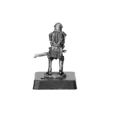 Скелет воин со сломанным мечом, Yal Миниатюра "Властелин Мира", металл, под 28-30 мм