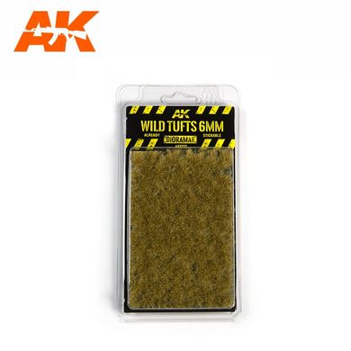 Пучки дикорослой травы, высота 6 мм, лист 140х90 мм (AK Interactive AK8123 Wild tufts)