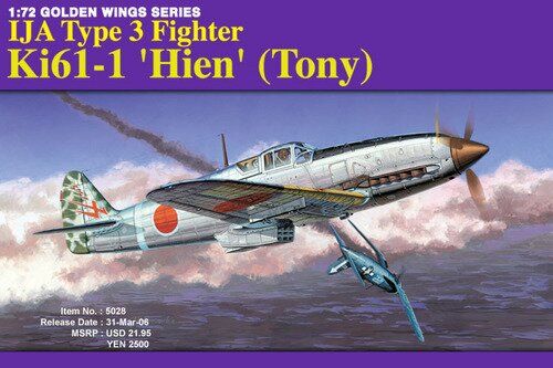 1/72 IJA Type 3 Fighter Kawasaki Ki-61-1 "Hien" (Tony) (Dragon 5028) сборная модель