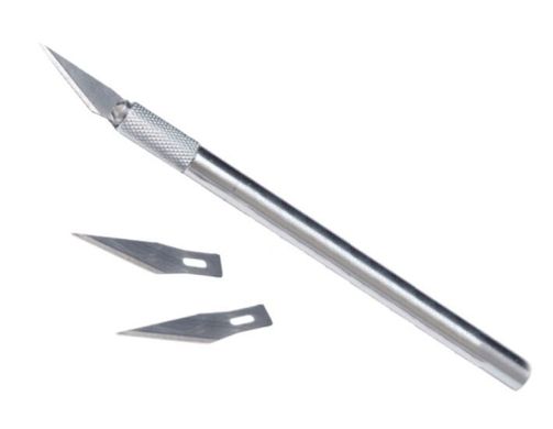 Модельный (макетный) нож с цанговым зажимом + 3 лезвия
