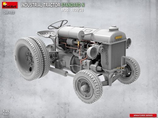 1/35 Industrial Tractor Standard N Mod. 1936/38 (Miniart 38102), збірна модель