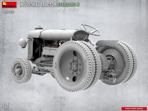 1/35 Industrial Tractor Standard N Mod. 1936/38 (Miniart 38102), збірна модель