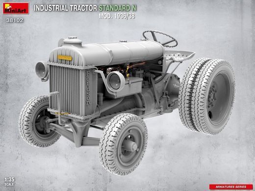 1/35 Industrial Tractor Standard N Mod. 1936/38 (Miniart 38102), збірна модель