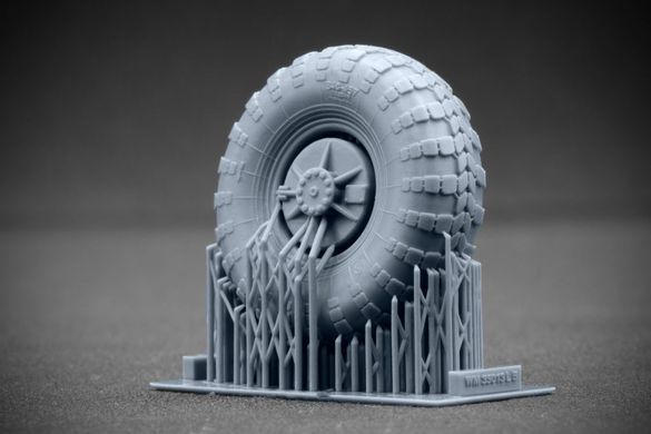 1/35 Колеса для БРДМ-2 звичайні, 5 штук, 3D-друк (ScaleX WM35013)