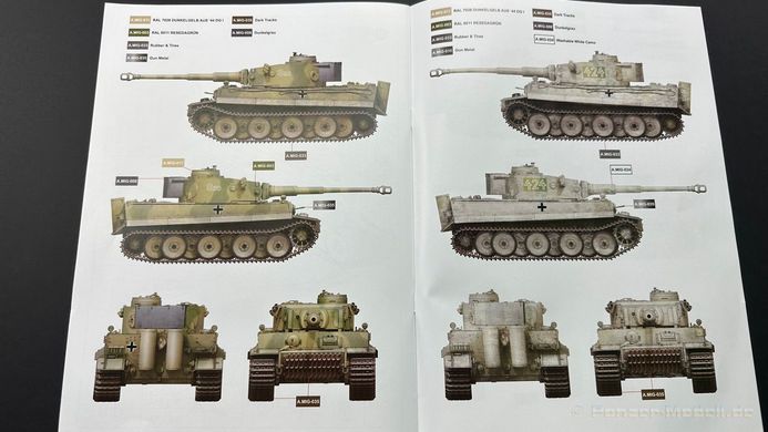1/35 Танк Pz.Kpfw.VI Ausf.E Tiger I ранніх серій, битва за Харків (Border Model BT034), збірна модель