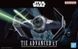 1/72 Star Wars TIE Advanced x1, зореліт із Зоряних Війн (Revell / Bandai 01214), збірна модель, кольоровий пластик