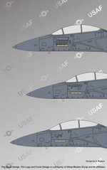 1/48 Декаль для самолета F-15E Strike Eagle с маркировкой миссий (Authentic Decals 4867)