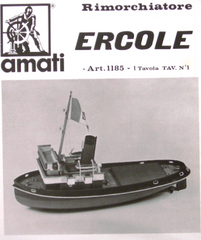 Ерколе (Ercole), чертеж Amati Modellismo 1185