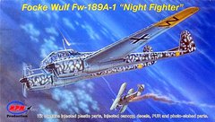 1/72 Focke-Wulf FW-189A-1 Night Fighter німецький винищувач (MPM Production 72529), збірна модель