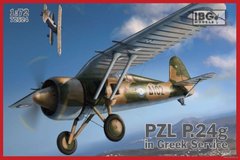 1/72 PZL P.24G истребитель ВВС Греции (IBG Models 72254) сборная модель