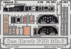 1:48 Фототравление для Sea Hawk FGR Mk.6 (для Trumpeter) (самоклейка)