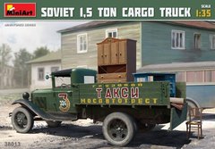 1/35 ГАЗ-АА советский грузовик + набор мебели (MiniArt 38013), сборная модель