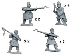 Темные века (Dark Ages) - Psiloi with Staff Slings (8) - Crusader Miniatures NS-CM-DAB002